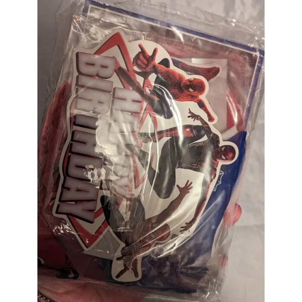 Spider Man Themed Birthday Party Supplies Banners, Toppers, Hanging Decorations